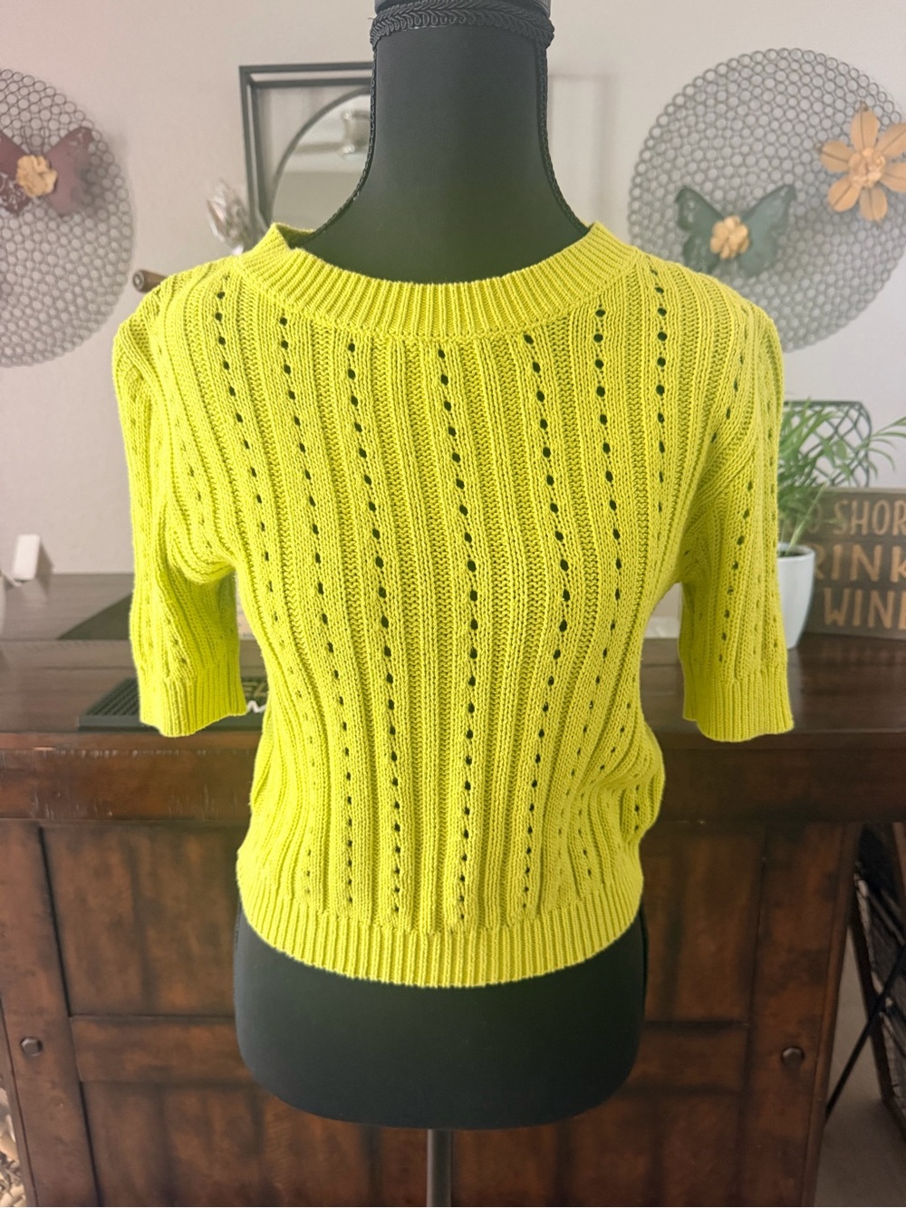 The FORE Collection 100% Cotton Crochet Top.